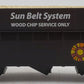 Bowser 2-5975 HO Sun Belt System 70-Ton Offset Side Wood Chip Hopper RTR #44345