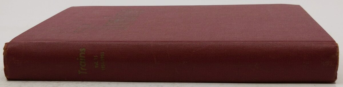 Trains Volume.15 1954-1955 Hardcover Book VG