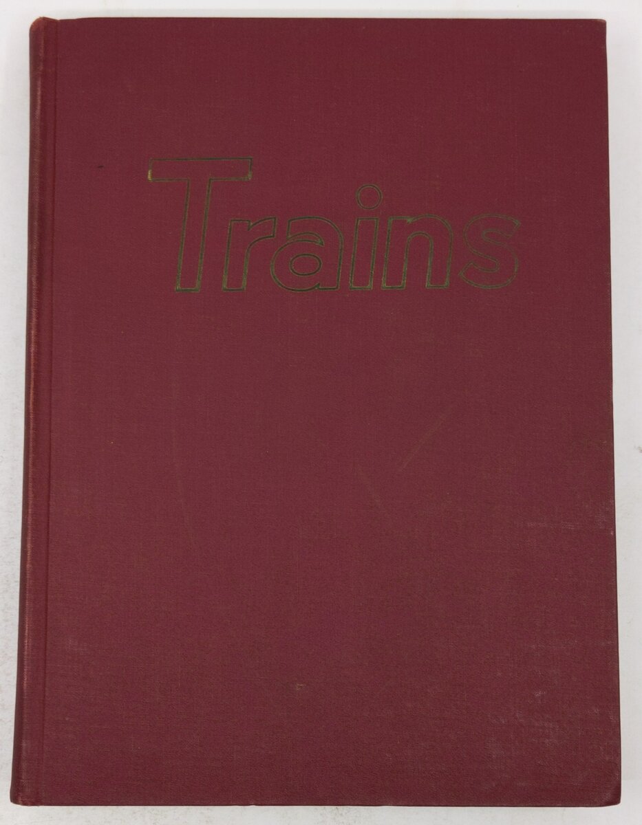 Trains Volume.16 1955-56 Hardcover Book VG