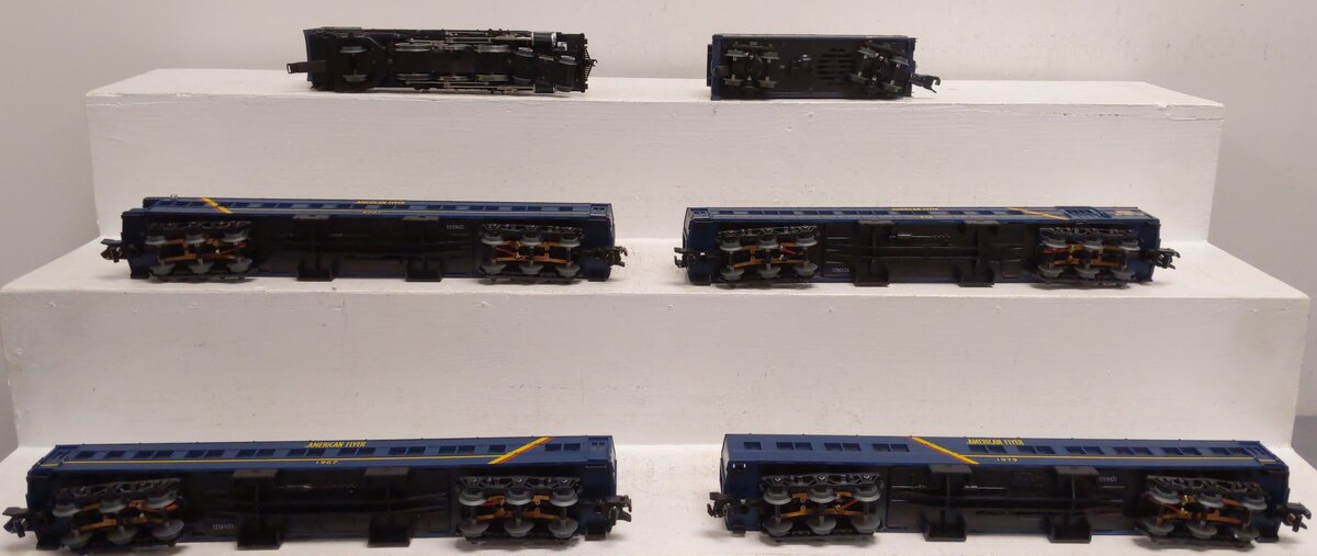 American Flyer 2117020 S/O AF 75th Anniversary S Gauge Steam Passenger Train Set