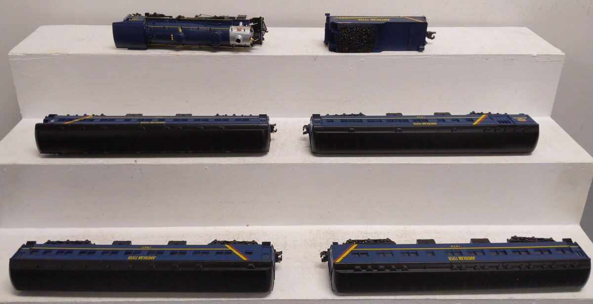 American Flyer 2117020 S/O AF 75th Anniversary S Gauge Steam Passenger Train Set