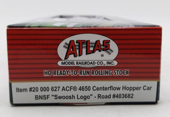 Atlas 20000627 HO RTR ACF 4650 Centerflow Hop, BNSF/Wedge #403682