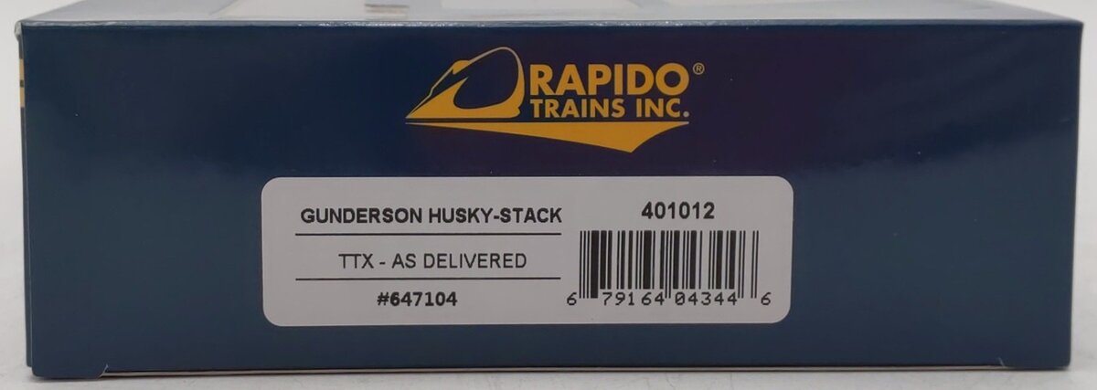 Rapido Trains 401012 HO Scale TTX Corporation Gunderson Stack Car #647104