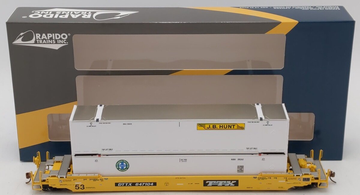 Rapido Trains 401012 HO Scale TTX Corporation Gunderson Stack Car #647104