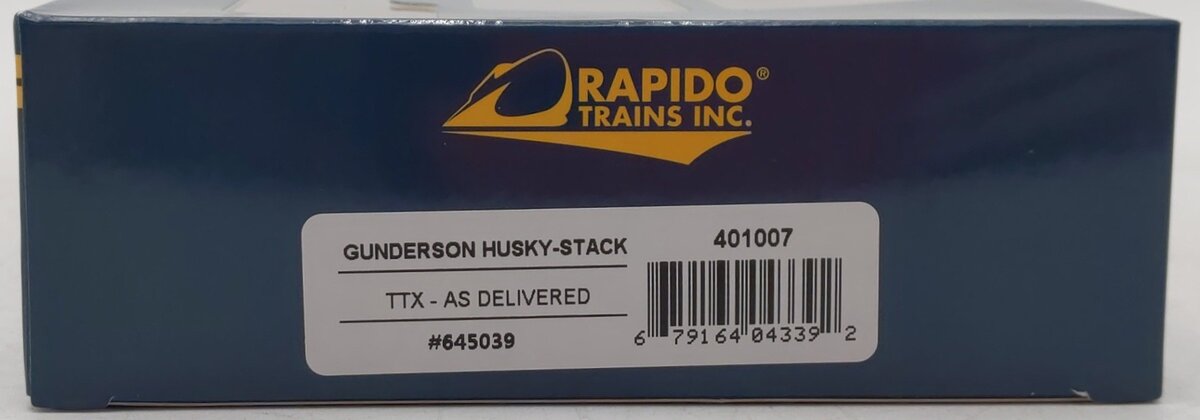 Rapido Trains 401007 HO Scale TTX Corporation Stack Car #645039