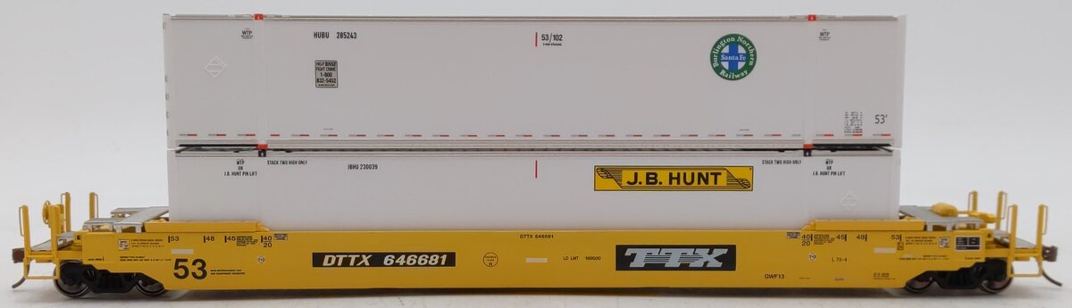 Rapido Trains 401011 HO Scale TTX Corporation Gunderson Husky-Stack #646681