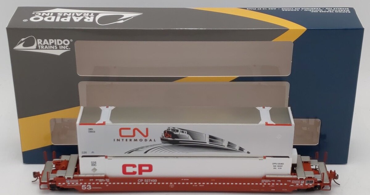 Rapido Trains 401006 HO Scale Canadian Pacific Stack Car #527499