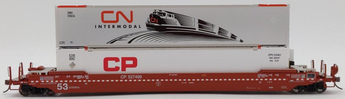 Rapido Trains 401006 HO Scale Canadian Pacific Stack Car #527499