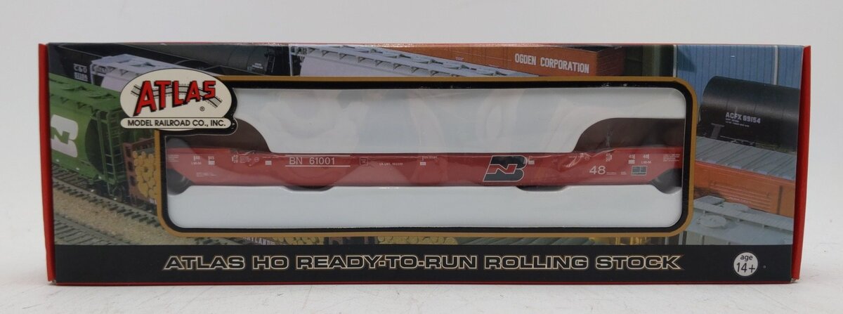 Atlas 20000346 HO Scale Burlington Northern 48' Well Car #61001