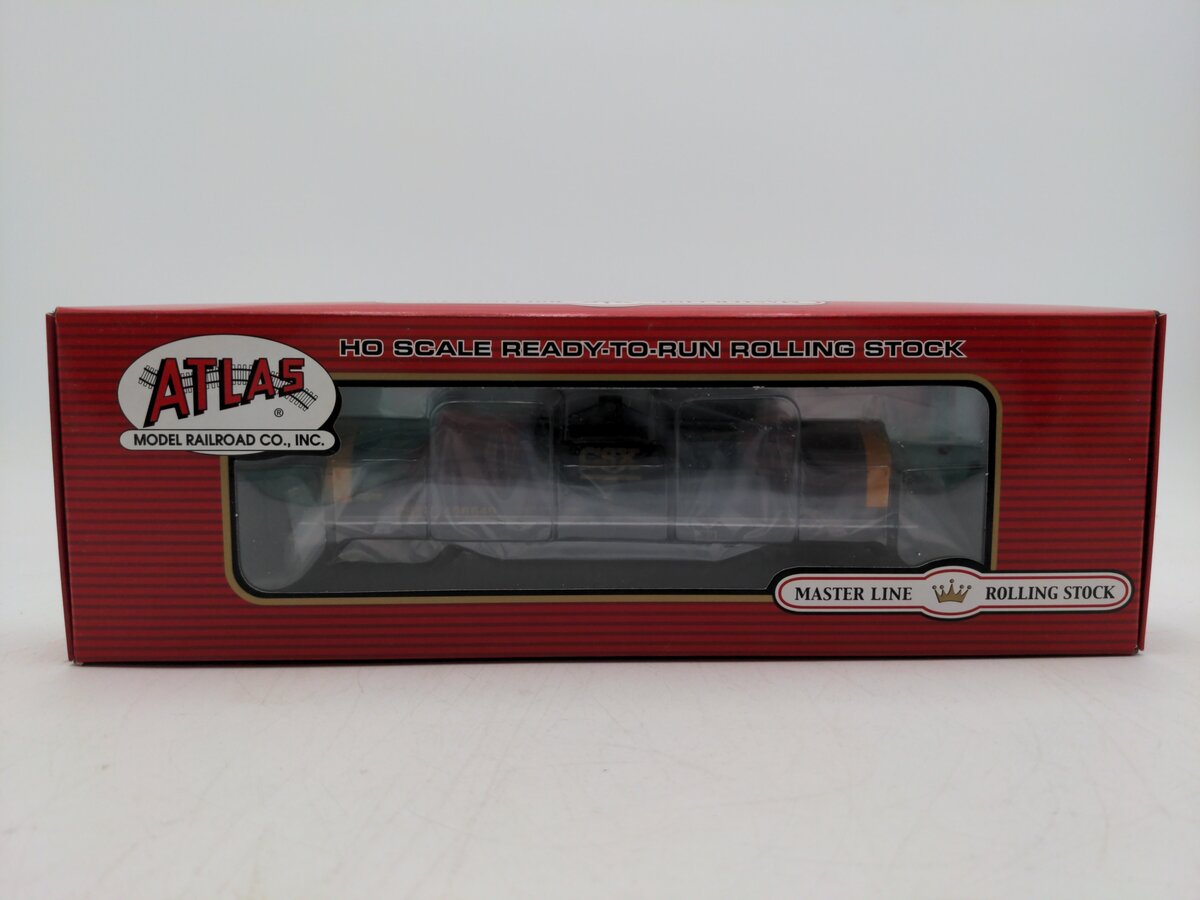 Atlas 20001155 HO Scale Ready-to-Run 42' Fishbelly Coil Car - CSX Blue #496649