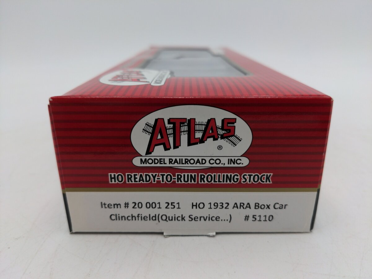 Atlas 20001251 HO CRR/Quick Service 1932 ARA Boxcar #5110