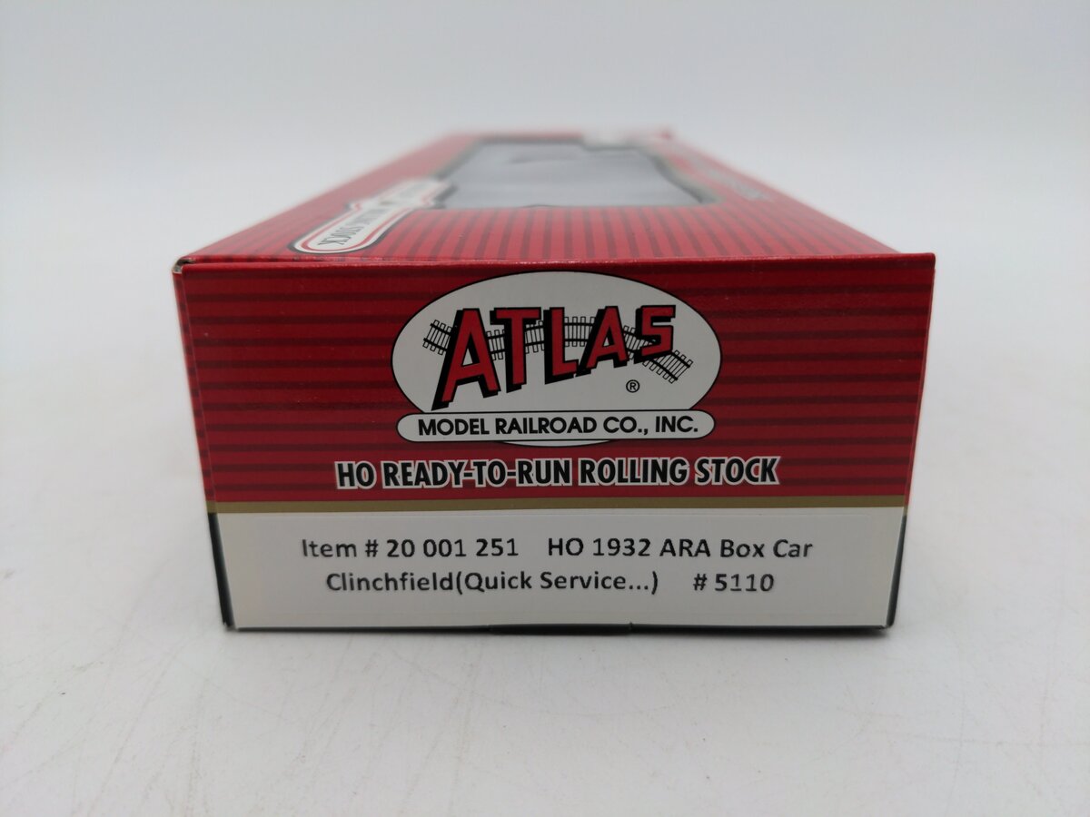 Atlas 20001251 HO CRR/Quick Service 1932 ARA Boxcar #5110