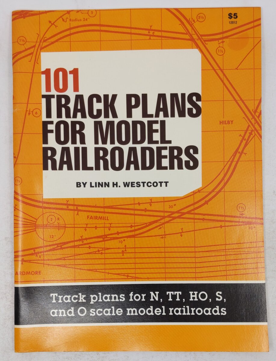 101 Track Plans for Model Railroaders Paperback Book By Linn Westcott VG