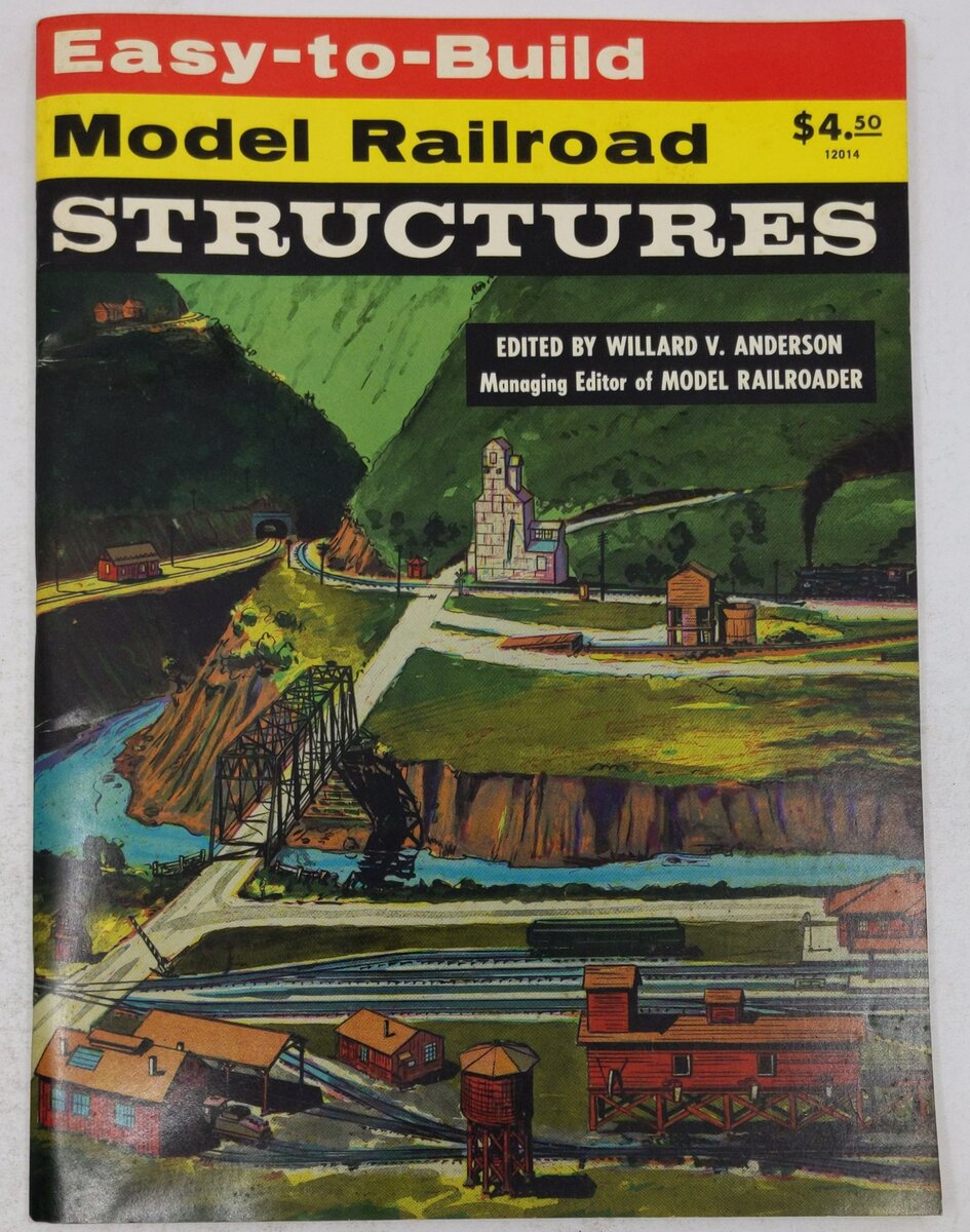 Easy-To-Build Model Railroad Structures Paperback Book By Willard V. Anderson VG