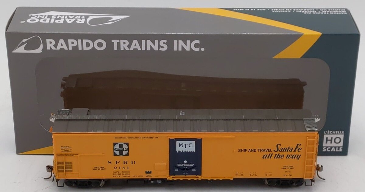 Rapido Trains 156002A HO SF San Francisco Chief Slogan RR-56 Mechanical Reefer