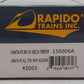 Rapido Trains 156006A HO SF (SF All The Way Slogan) RR-56 Mechanical Reefer Car