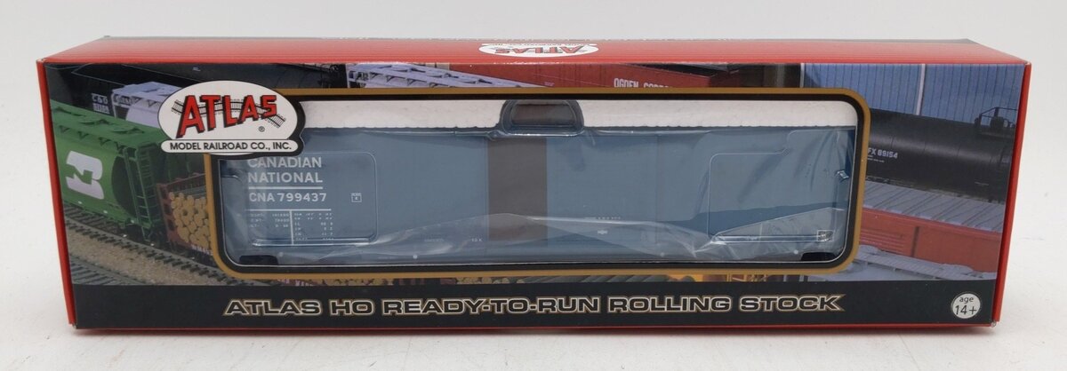 Atlas 20000661 HO Scale Canadian National 60' ACF Auto Parts Boxcar #799437
