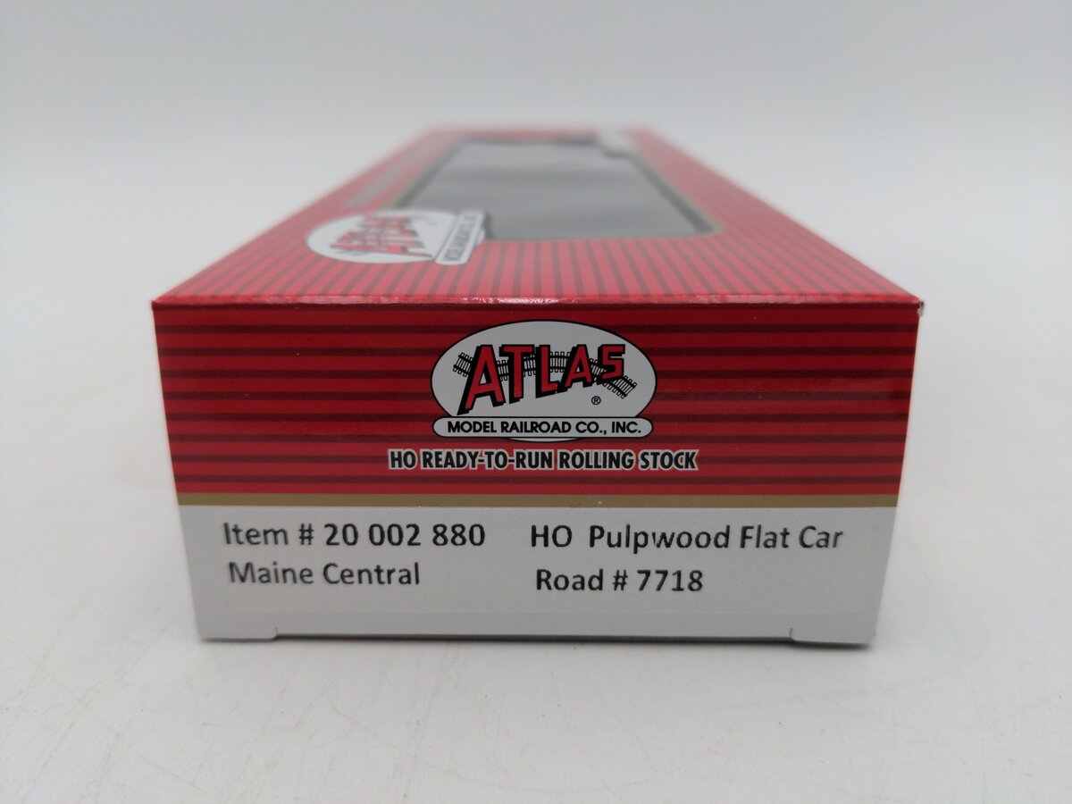 Atlas 20002880 HO Scale Maine Central Flat Car #7718