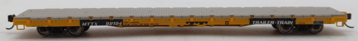 Walthers 910-5308 HO Trailer-Train MTTX 60' Pullman-Standard Flatcar #92194