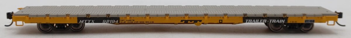 Walthers 910-5308 HO Trailer-Train MTTX 60' Pullman-Standard Flatcar #92194