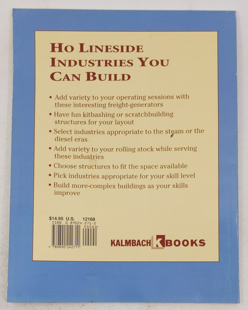 Ho Lineside Industries You Can Build Paperback Book By Model Railroader Magazine VG