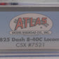 Atlas 51825 N Dash 8-40C, CSX/Stealth #7521