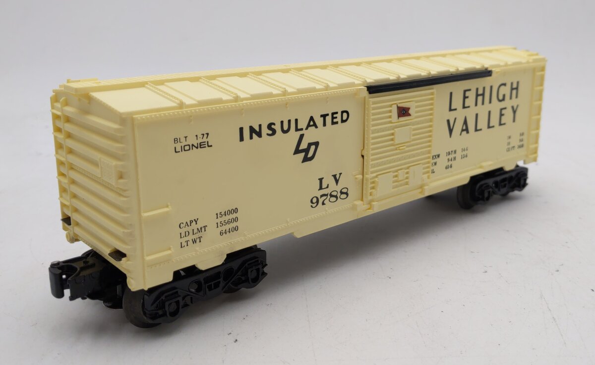 Assorted Lionel O PC,CR,VGN,& LV Freight Cars: 9035, 9139, 9400, 9777,& 9788 [5] EX