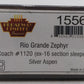 Broadway Limited 1556 HO Denver & Rio Grande Western Zephyr Budd Coach #1120