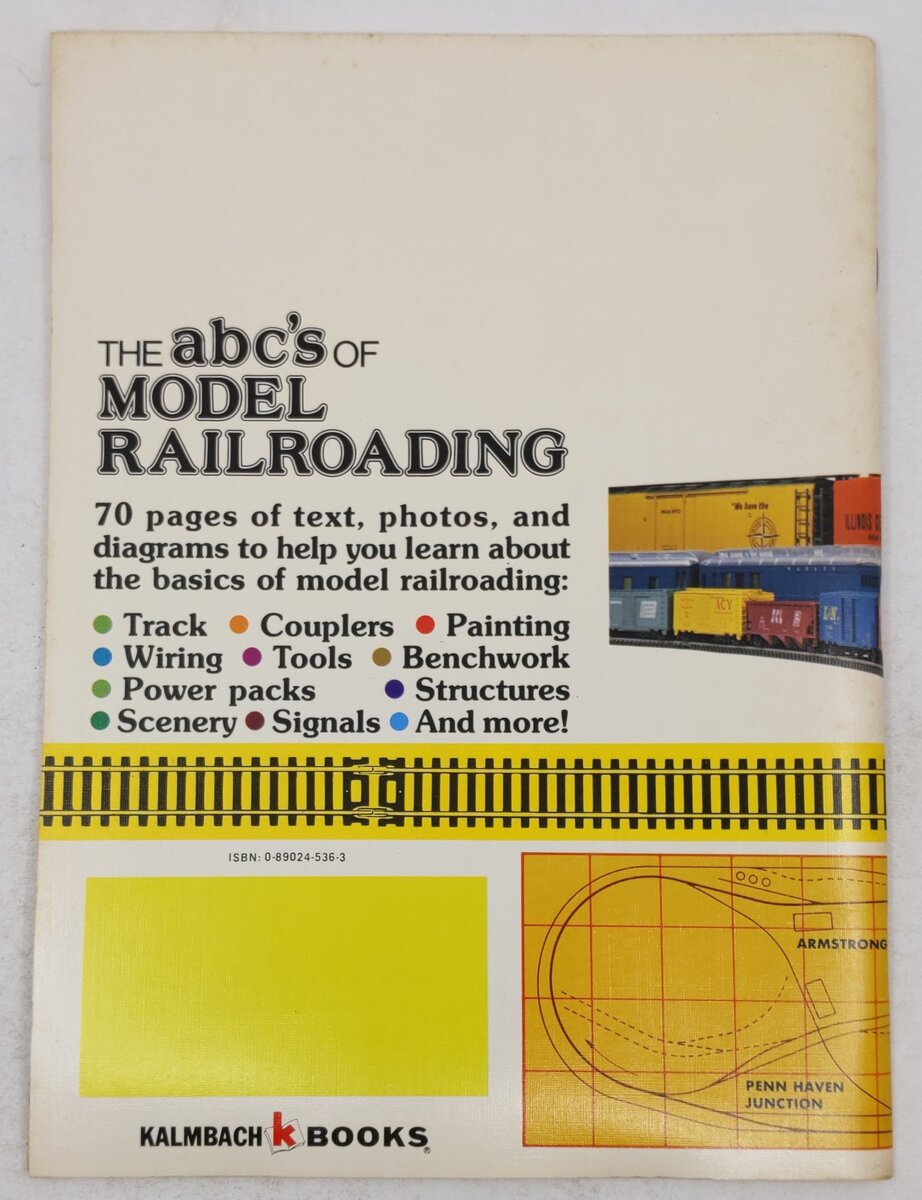 The ABC's of Model Railroading Paperback Book By Kalmbach Books Staff VG