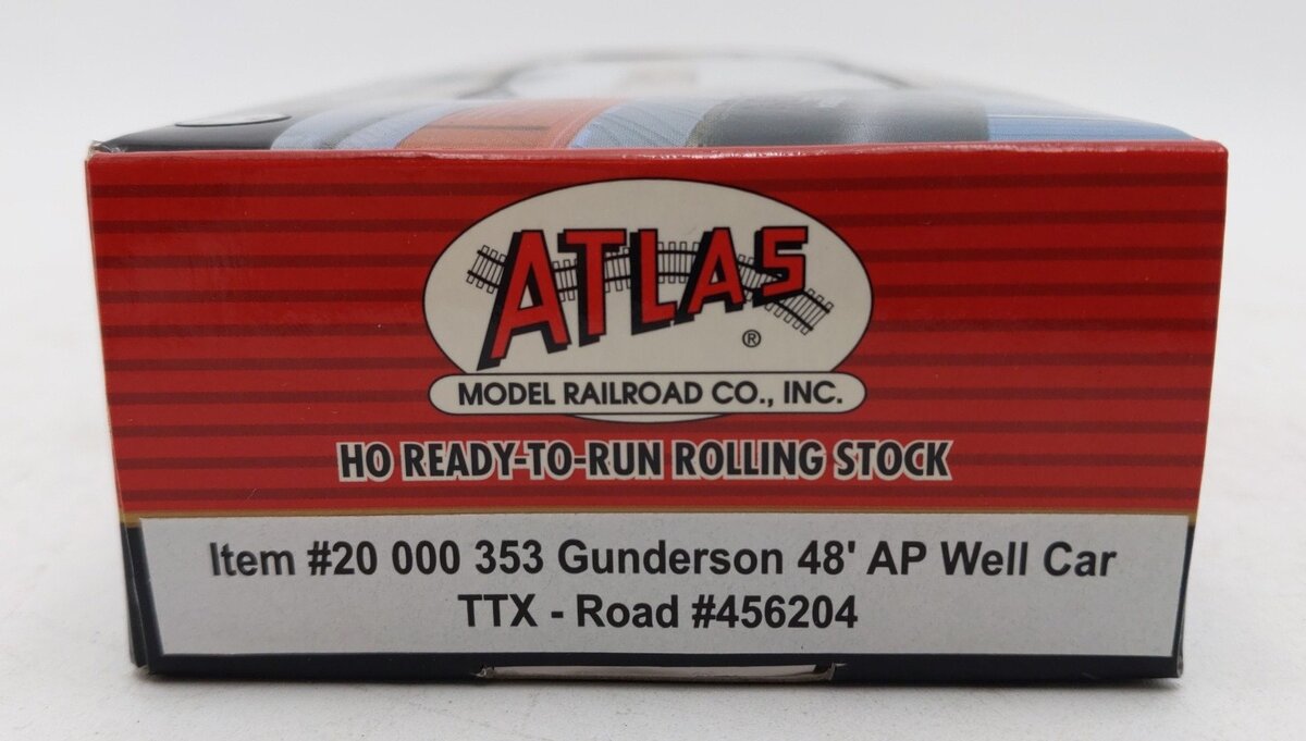 Atlas 20000353 HO Scale TTX 48' Well Car #456204