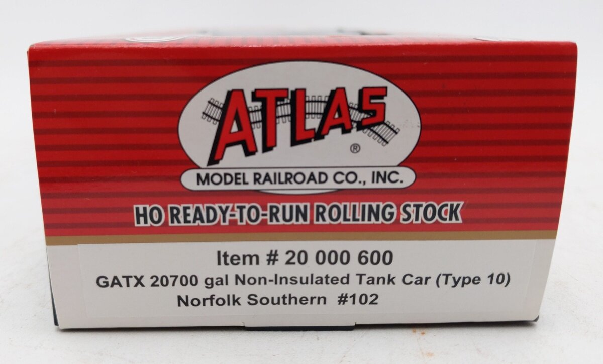 Atlas 20000600 HO Scale NS 20,700 Gallon Tankcar #102