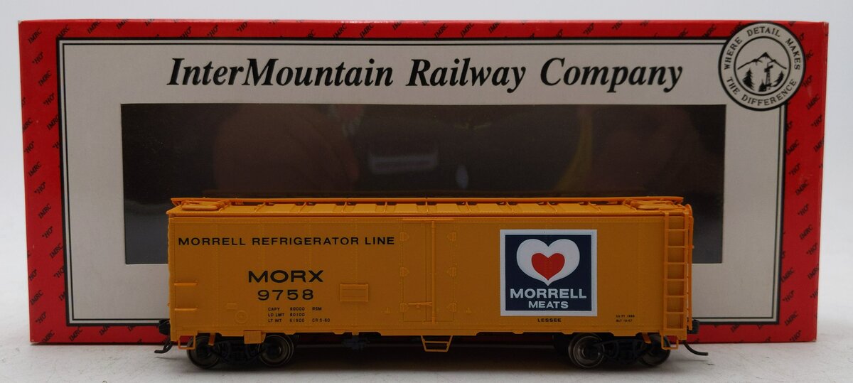 InterMountain 45524-03 HO Scale Morrell Class R-40-23 Reefer #9758 LN/Box