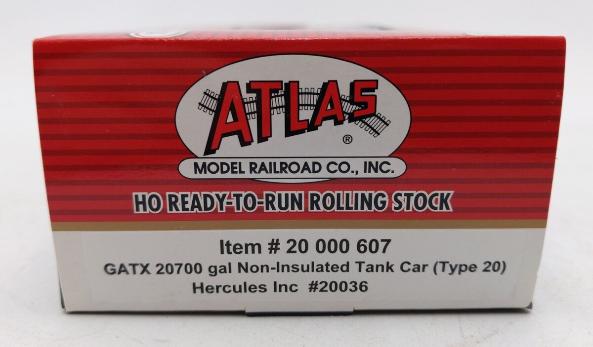 Atlas 20000607 HO Scale Hercules 20,700 Gallon Tankcar #20036