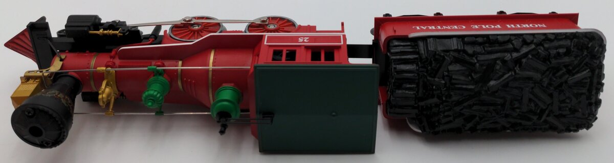 Lionel 6-18732 O North Pole 4-4-0 Steam Locomotive & Tender #25 LN/Box