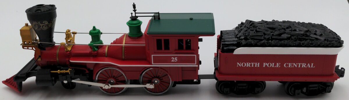 Lionel 6-18732 O North Pole 4-4-0 Steam Locomotive & Tender #25 LN/Box