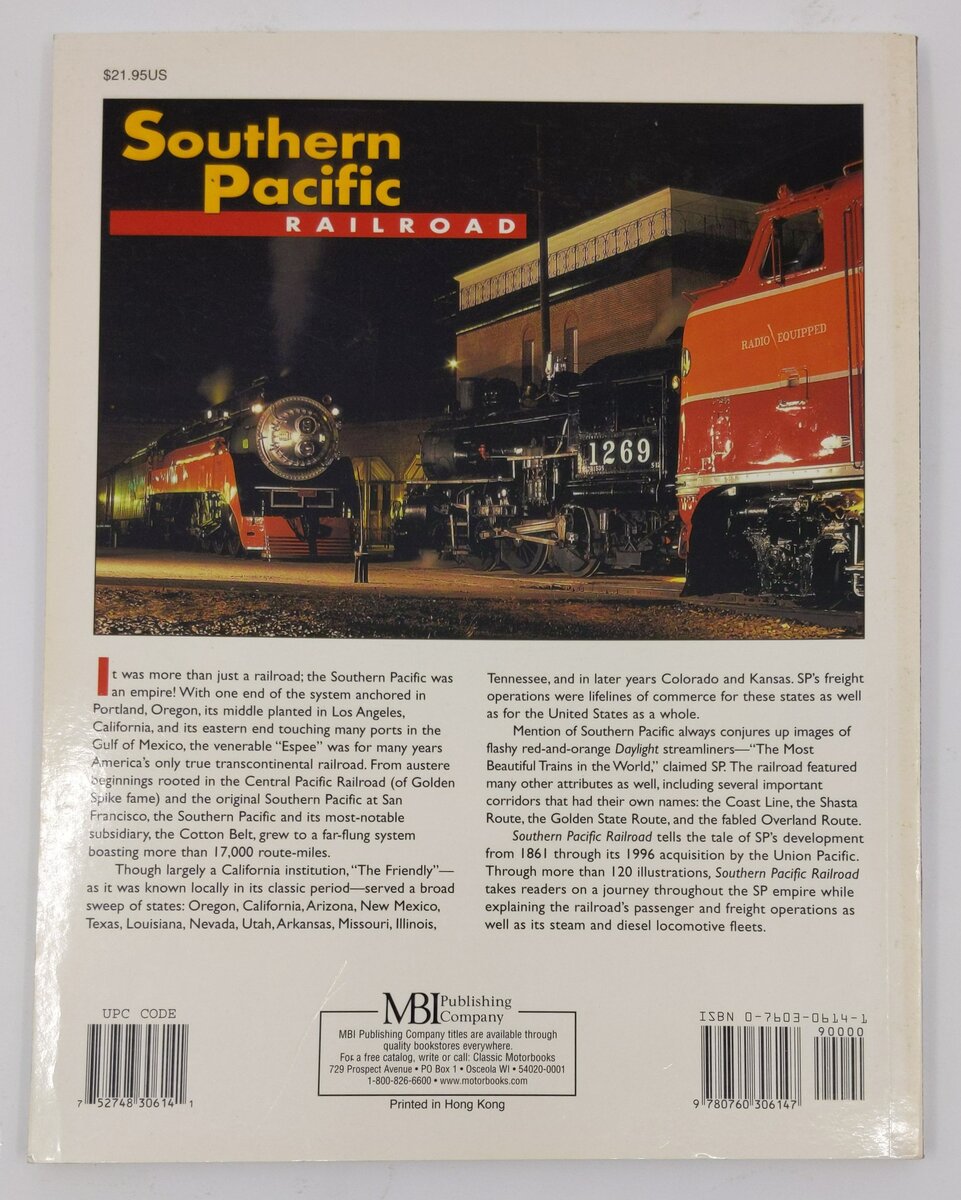 Southern Pacific Railroad Paperback Book By Brian Solomon EX