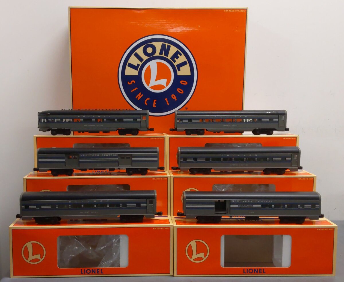 Lionel 6-15326 O Gauge 20th Century Limited Passenger Cars (Set of 6) EX/Box