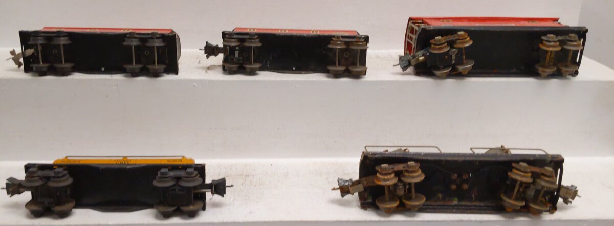 Lionel Vintage O Prewar Freight Cars: 2682, 2817, 2680, 1682, 820 [5] VG