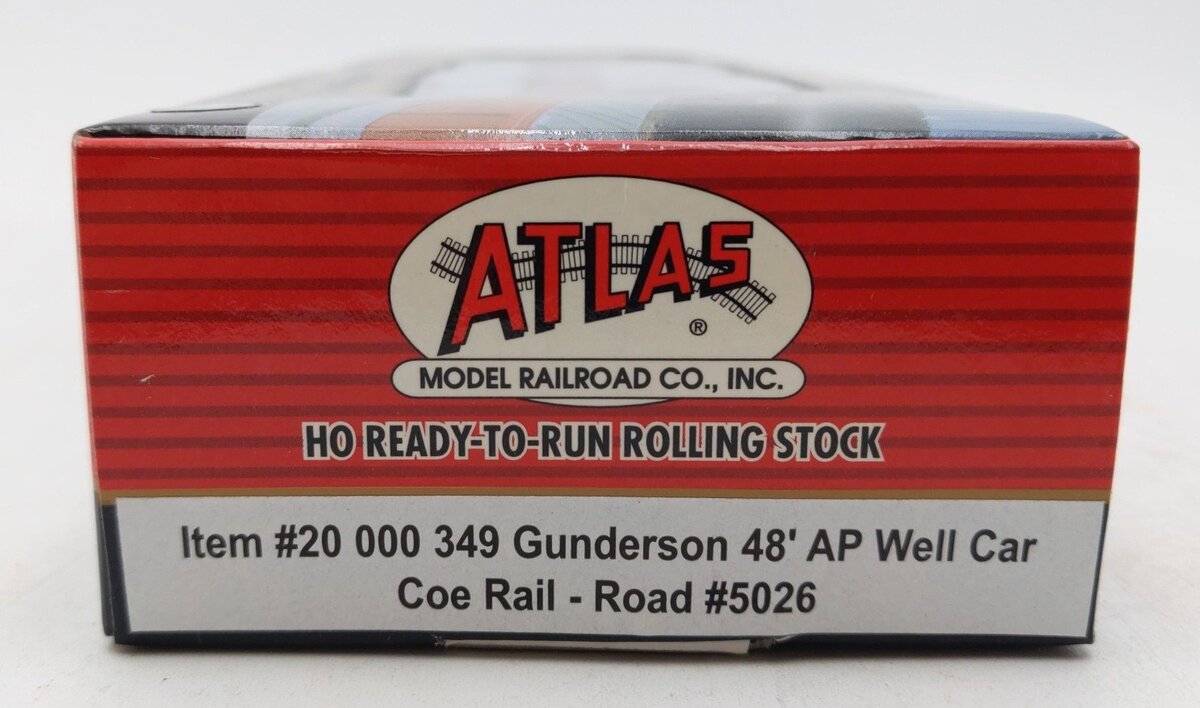 Atlas 20000349 HO Scale CRLE Gunderson 48' Well Car #5026