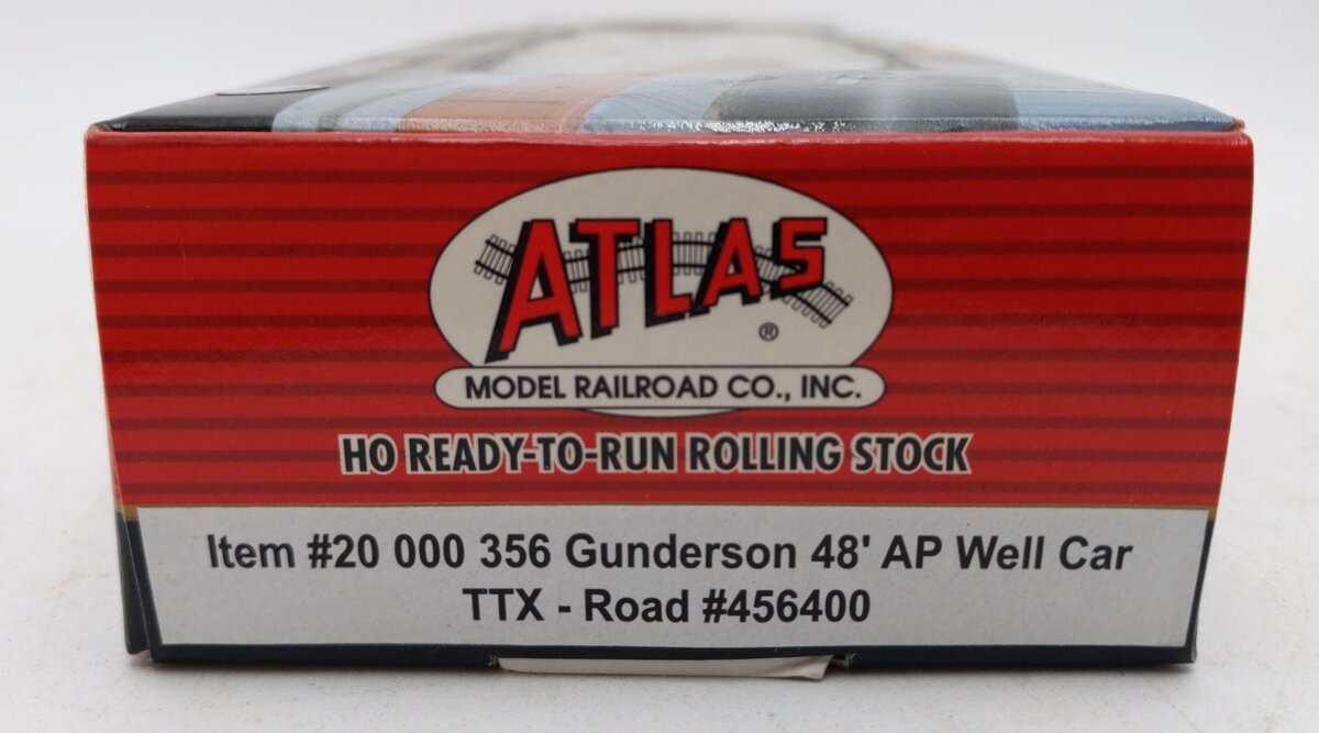 Atlas 20000356 HO Scale TTX Gunderson 48' Well Car #456400