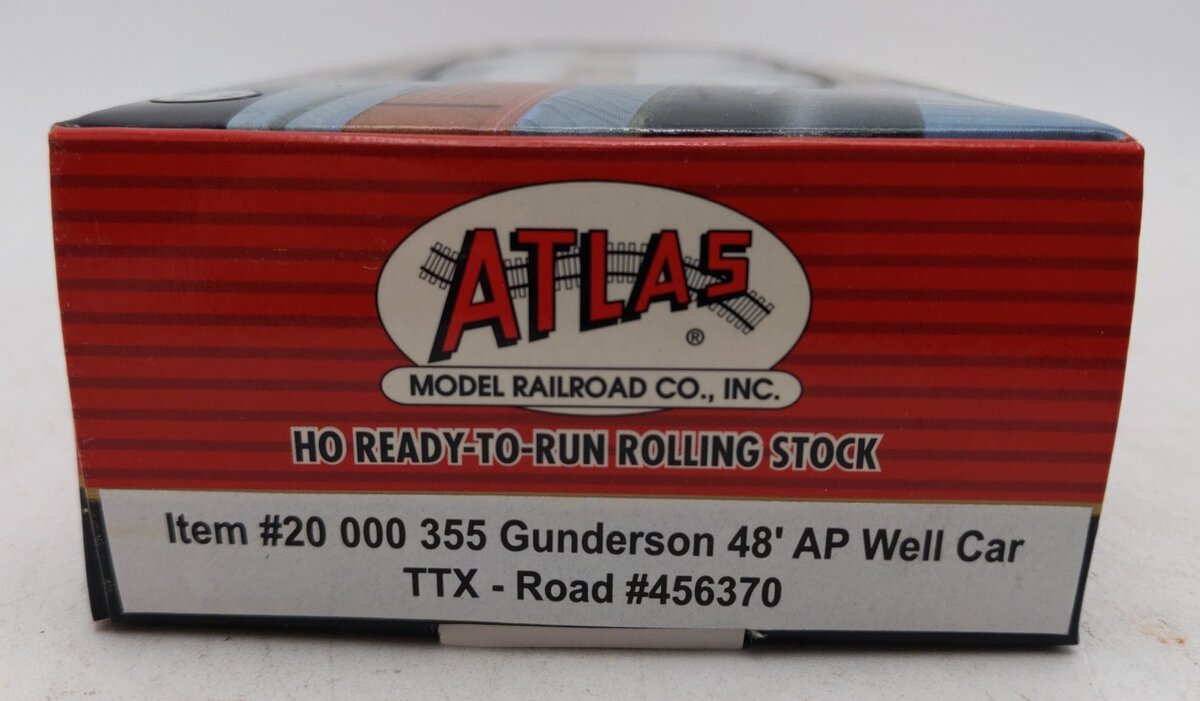 Atlas 20000355 HO Scale TTX Gunderson 48' Well Car #456370