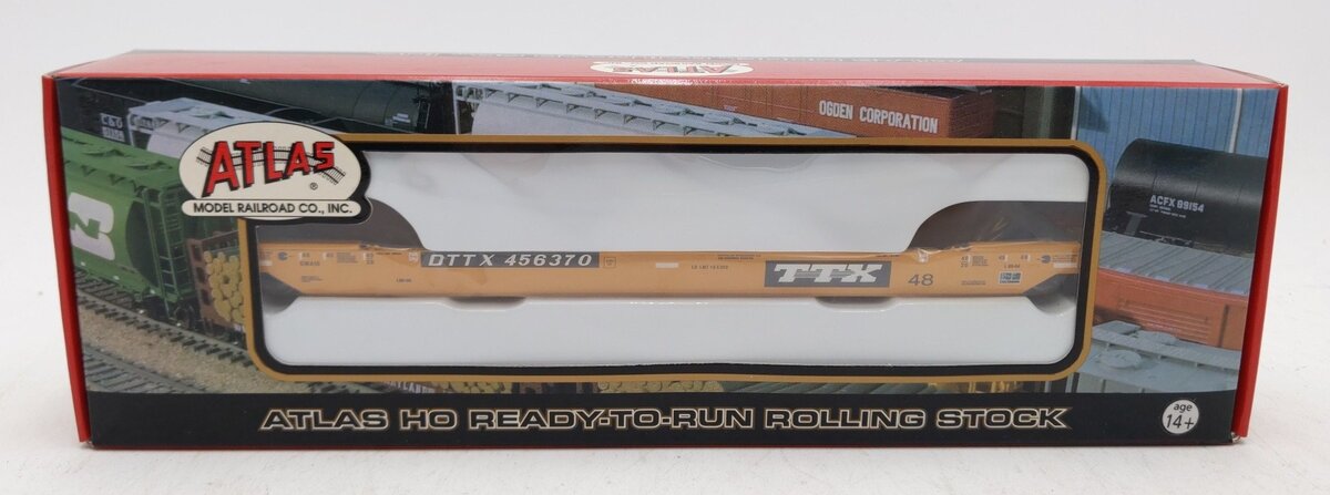 Atlas 20000355 HO Scale TTX Gunderson 48' Well Car #456370