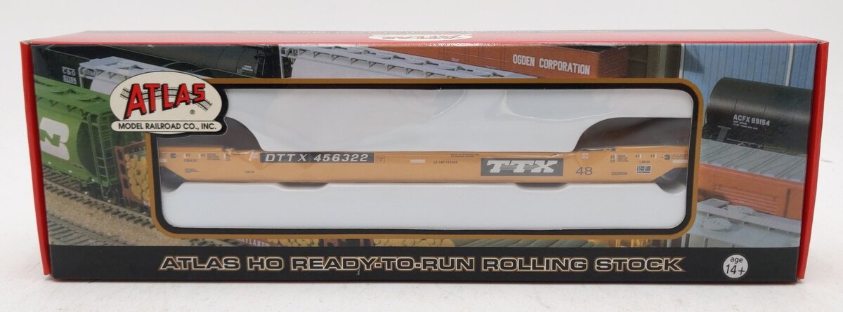 Atlas 20000354 HO Scale TTX Gunderson 48' Well Car #456370