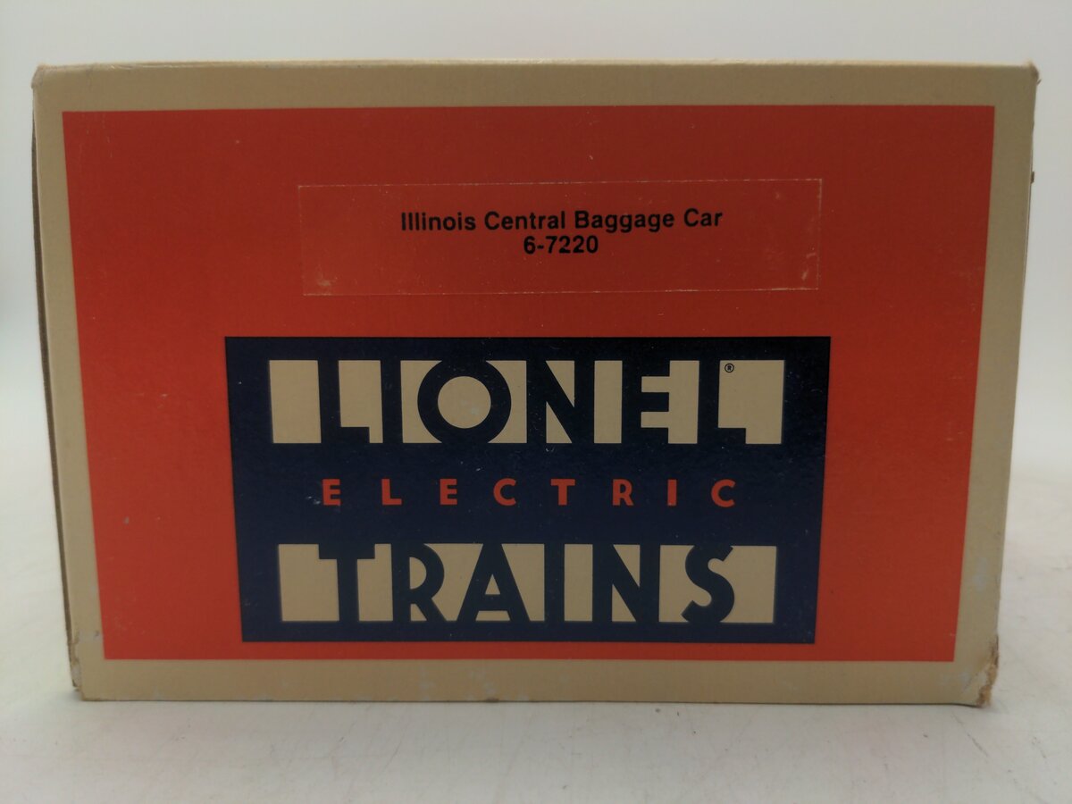 Lionel 6-7220 O Gauge Illinois Central Baggage Car #7220 EX/Box