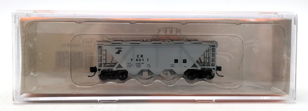 Fox Valley Models 90520 N Conrail RTR PRR Class H30 3-Bay Covered Hopper #74011