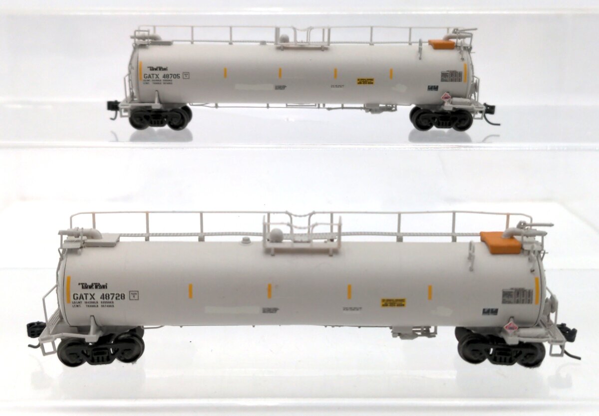 Athearn 15009 N GATX TankTrain Intermediate White #2 Set of 2