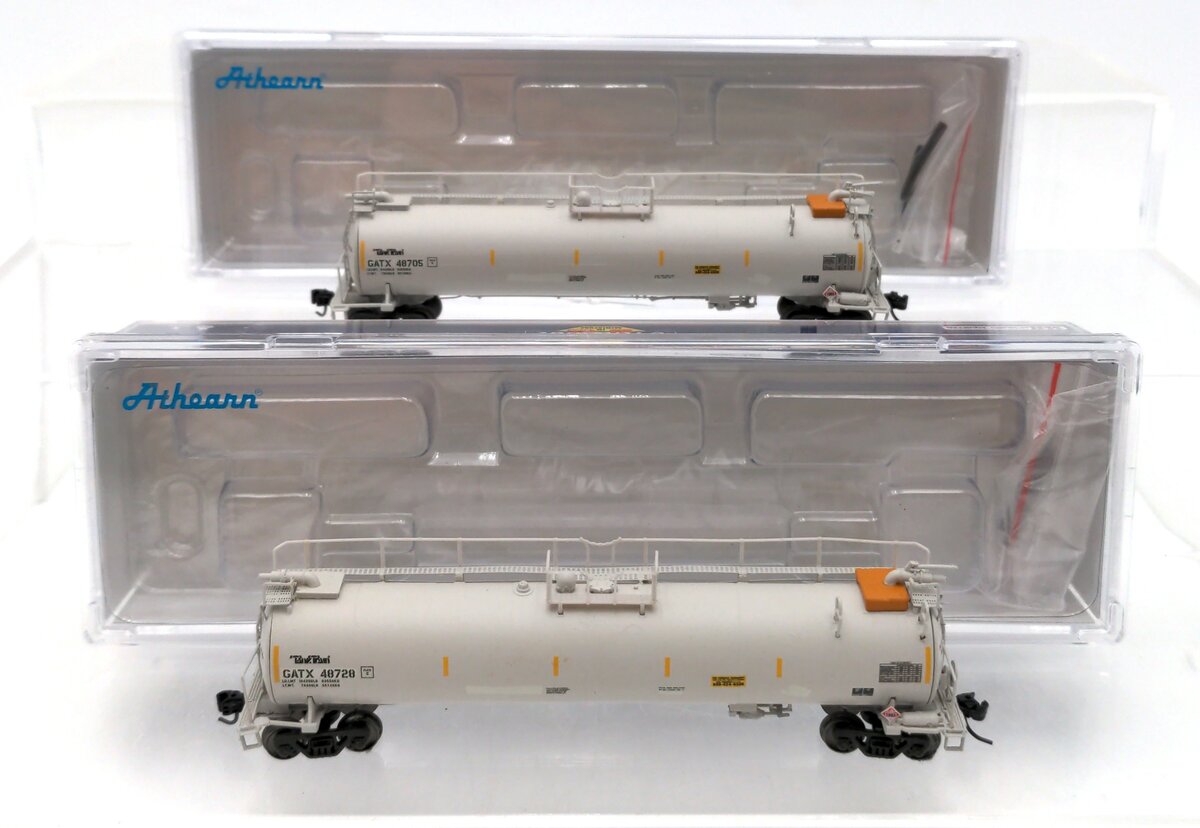 Athearn 15009 N GATX TankTrain Intermediate White #2 Set of 2
