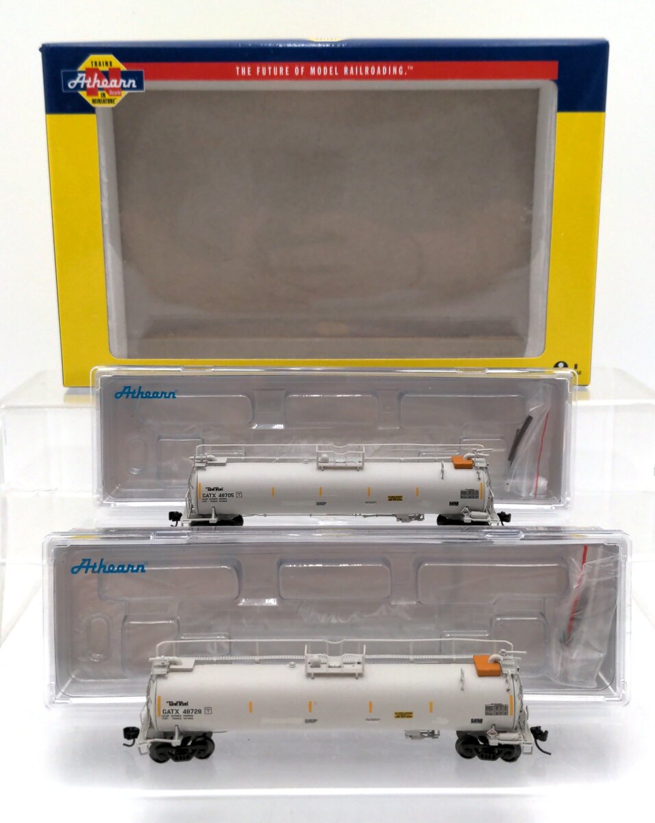Athearn 15009 N GATX TankTrain Intermediate White #2 Set of 2