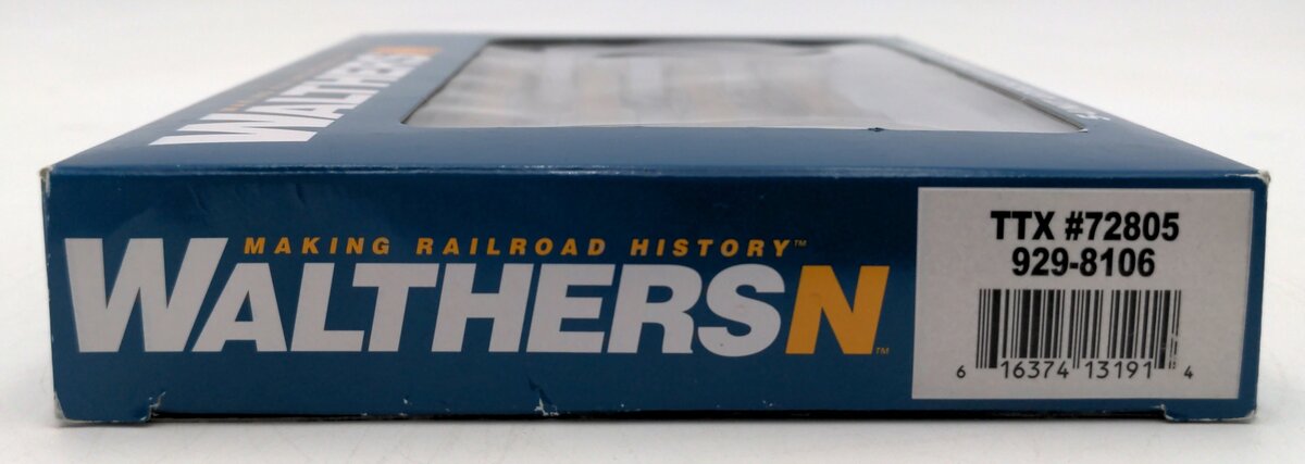 Walthers 929-8106 N TTX Trailer-Train Thrall Art. 48' Well Car #72805 (Set of 5)