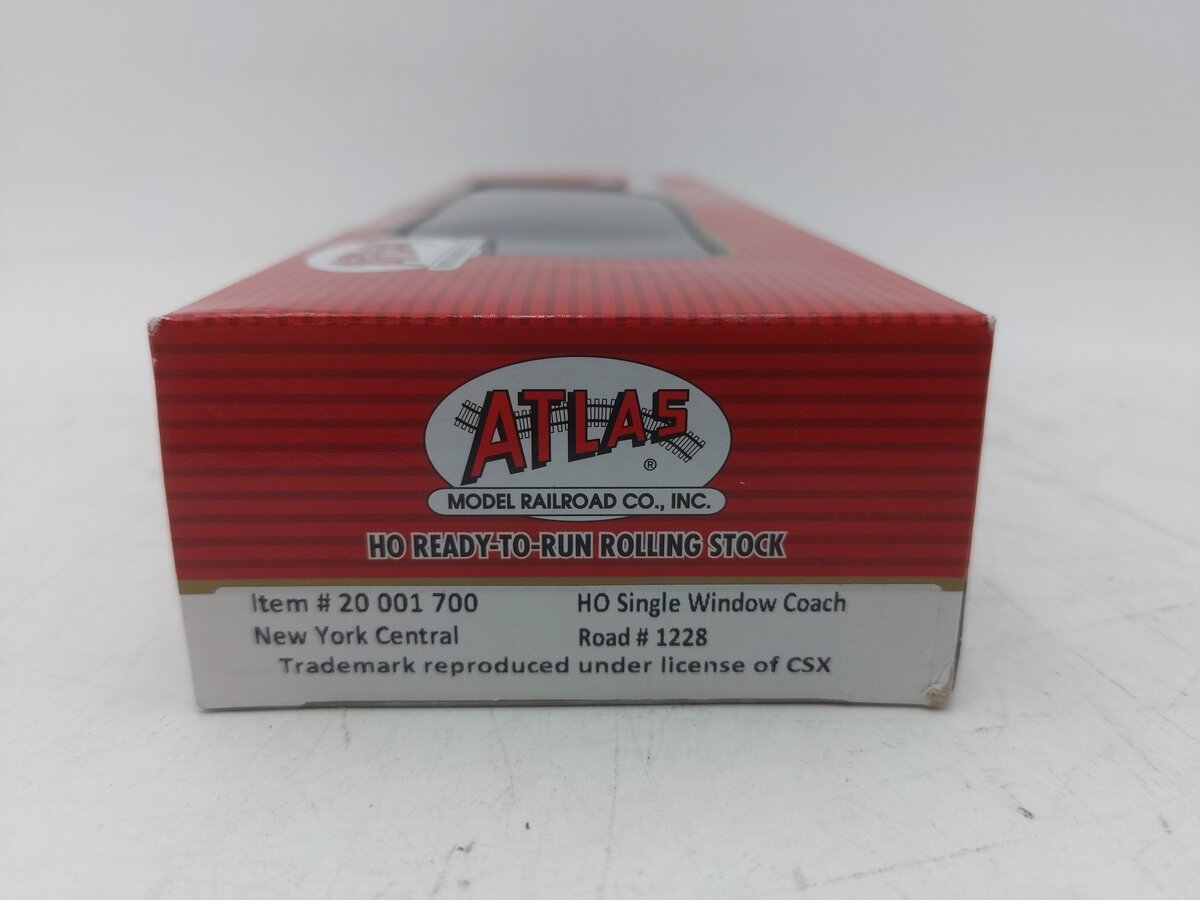Atlas 20001700 HO New York Central Heavyweight Coach #1278